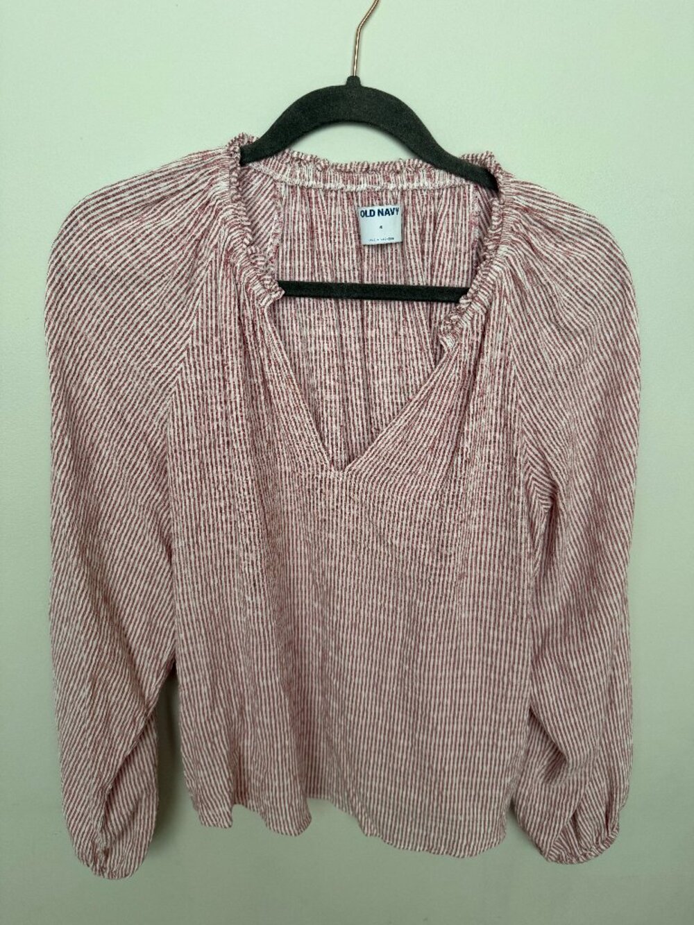 Old Navy Striped Blouse Size S